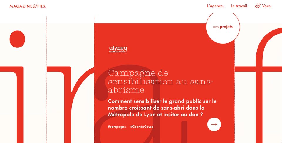 Site de l’agence Magazine&Fils